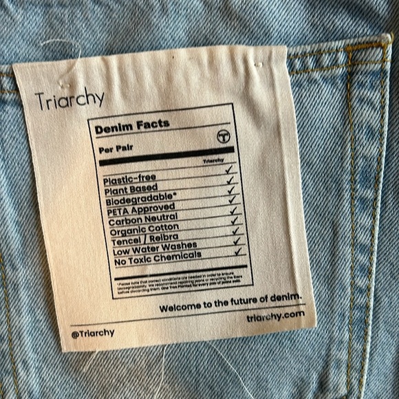 TRIARCHY High Rise Cut-off Short Color Spring Indigo
Size 30 - Picture 7 of 13